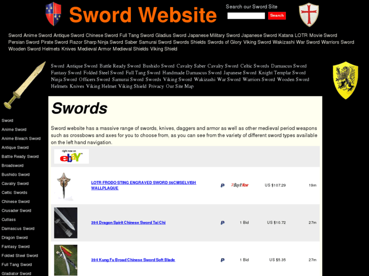 www.swordwebsite.com