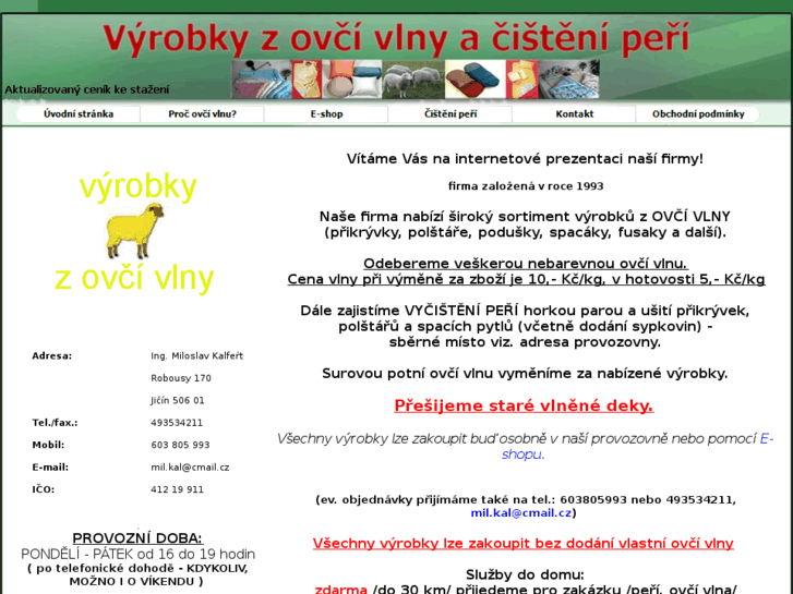 www.vyrobkyzovcivlny.com