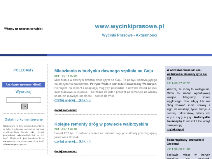 www.wycinkiprasowe.pl