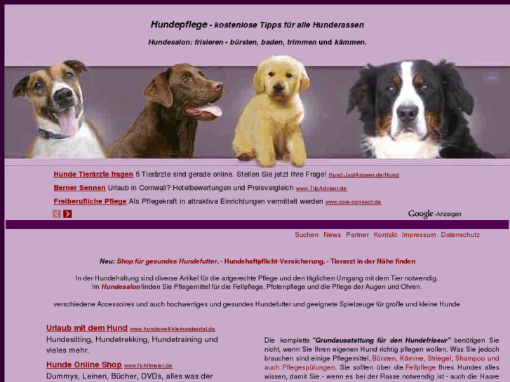 www.hundefriseur-tierpflege.de