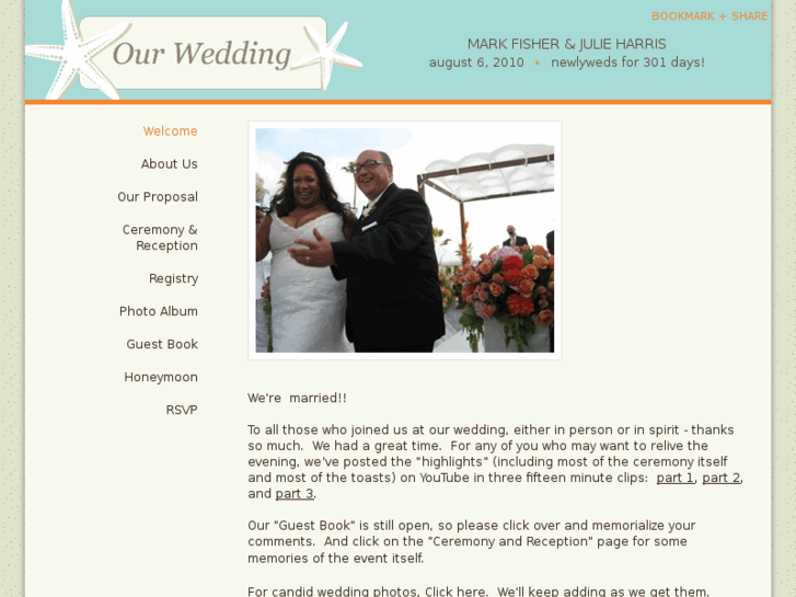 www.julieandmarkswedding.com