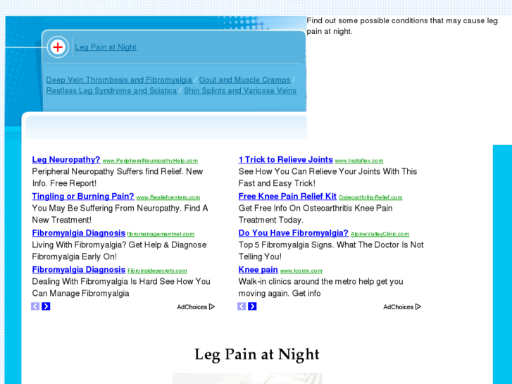 www.legpainatnight.com