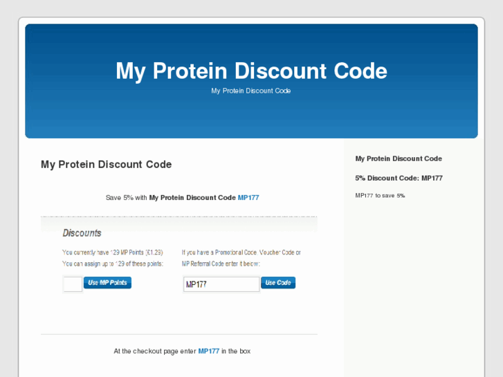 www.myproteindiscountcode.info