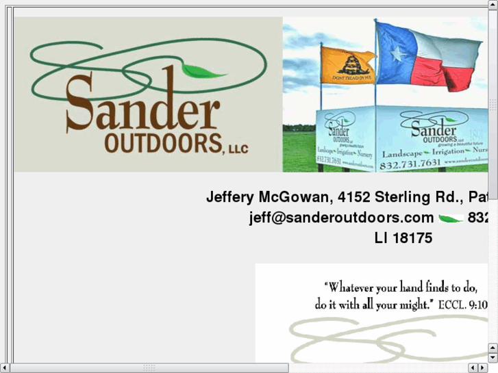 www.sanderoutdoors.net