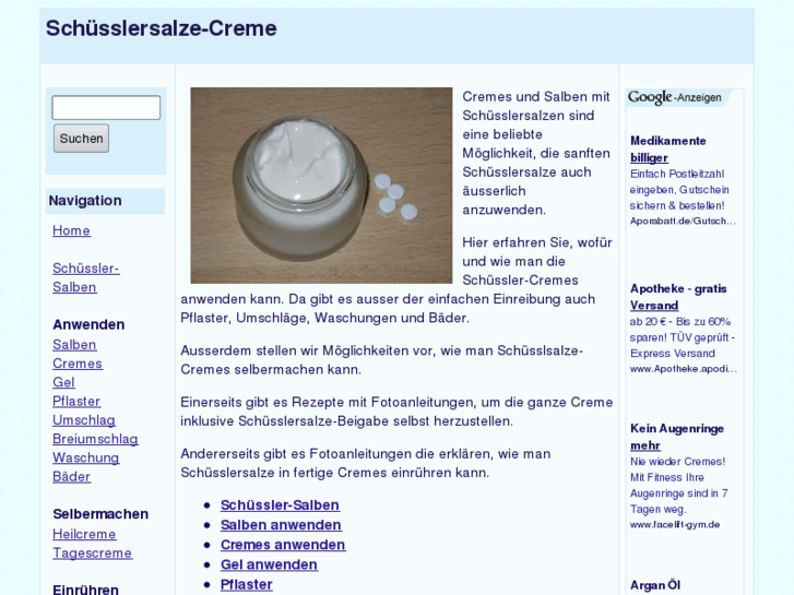 www.schuessler-salze-creme.de