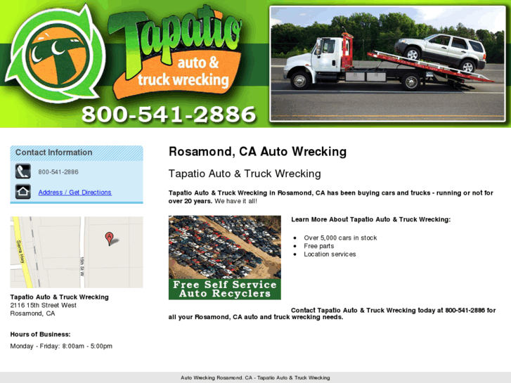 www.tapatioautoandtruckwrecking.net