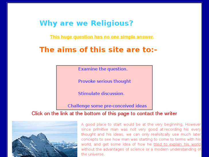 www.whyarewereligious.com