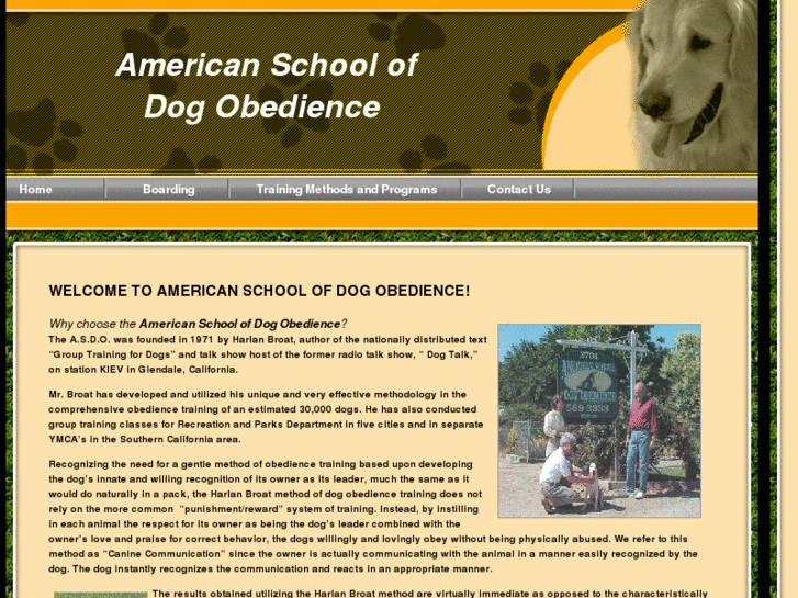 www.americanschoolofdogobedienceinc.com