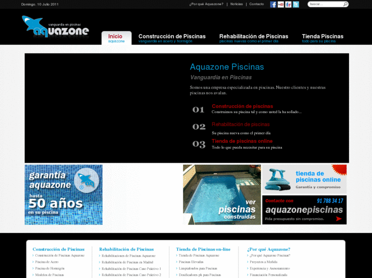 www.aquazonepiscinas.es