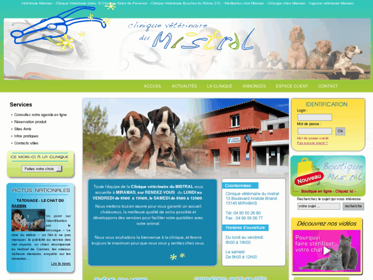 www.cliniqueveterinairedumistral.com