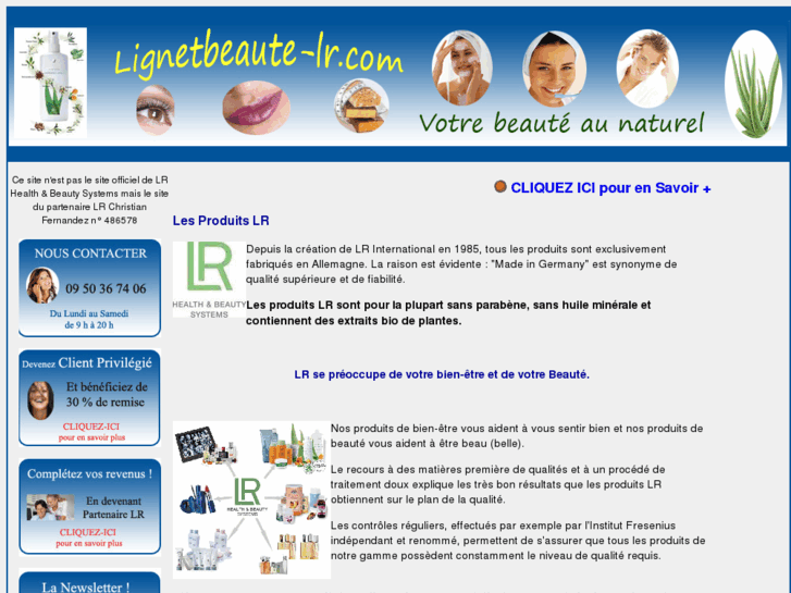 www.lignetbeaute-lr.com