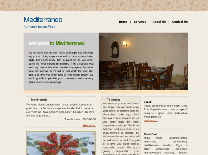 www.mediterraneorestaurant.info