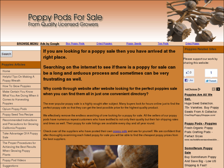 www.poppypodsforsale.com