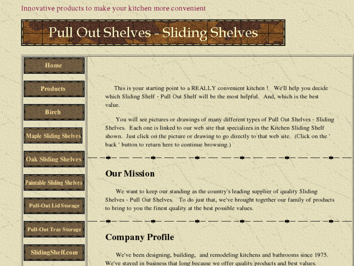 www.slidingshelf.net