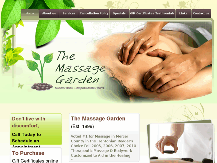 www.themassagegarden.net