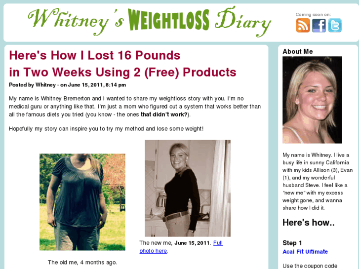 www.whitneys-weightloss.com