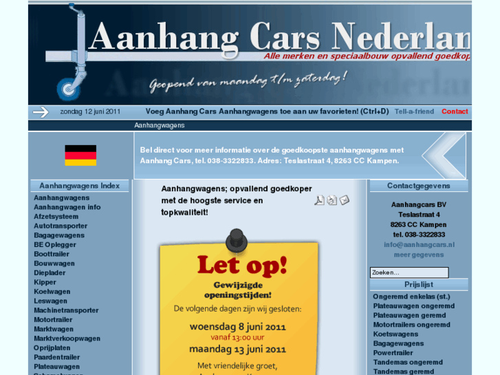 www.aanhangcarsnederland.nl