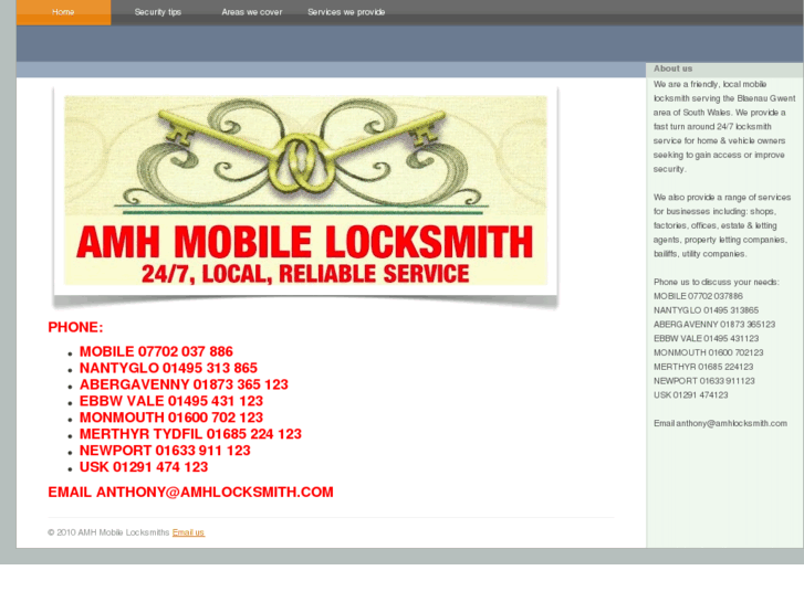 www.amhlocksmith.com