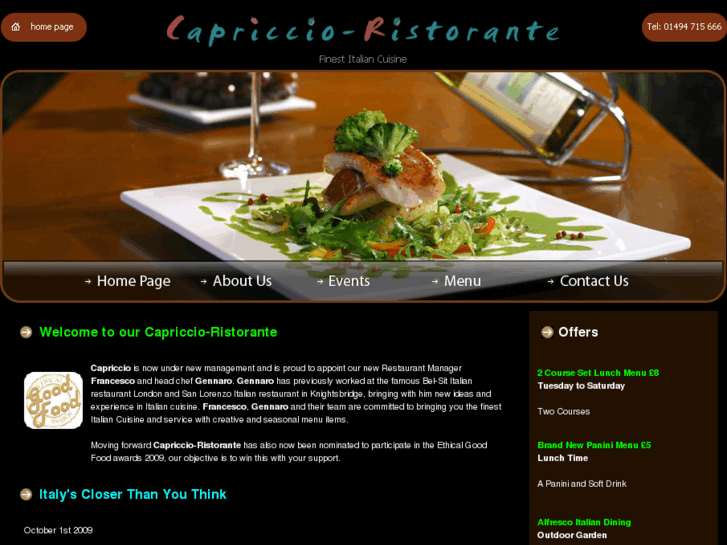 www.capriccio-ristorante.com