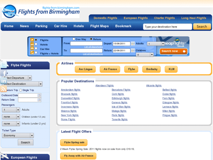 www.flights-from-birmingham.com