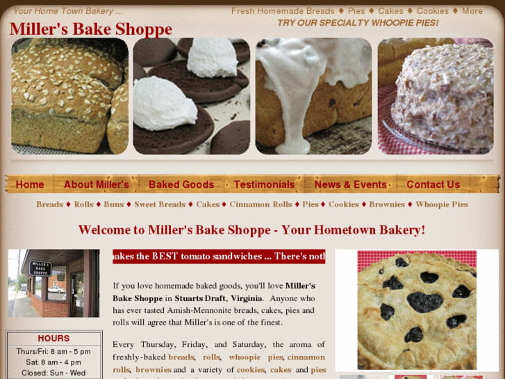 www.millersbakeshoppe.com