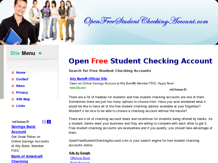 www.openfreestudentcheckingaccount.com