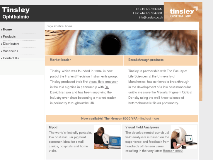 www.tinsley-ophthalmic.com