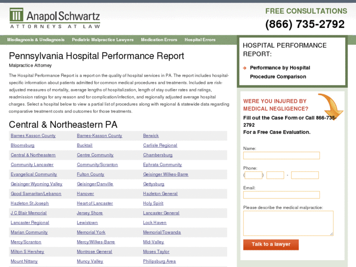 www.pa-hospital-search.com