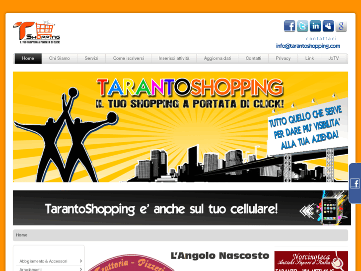 www.tarantoshopping.com