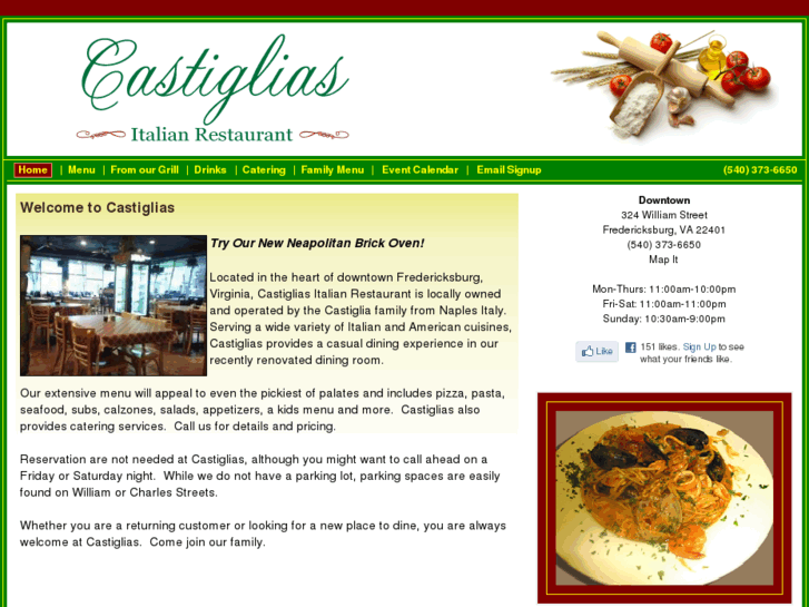 www.castigliascatering.com