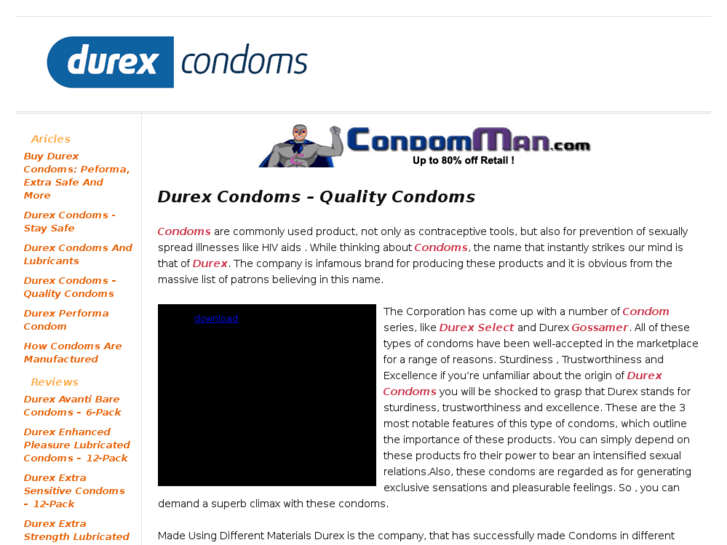 www.durexcondoms.net