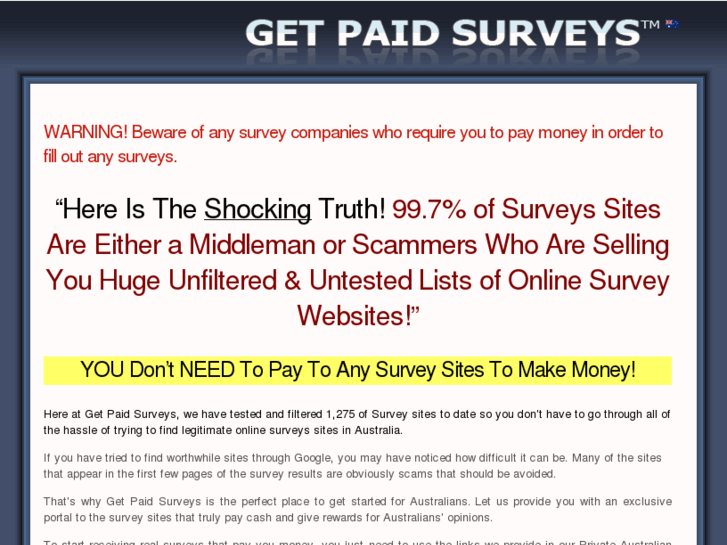 www.getpaidsurveys.com.au