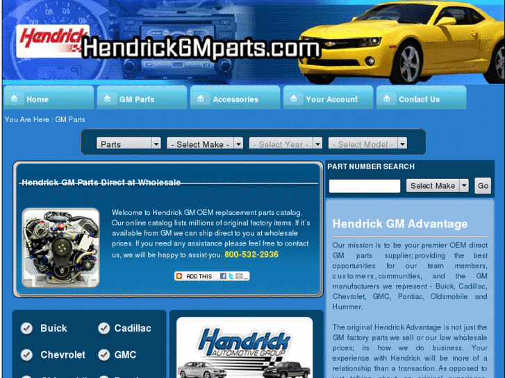 www.hendrickgmparts.com