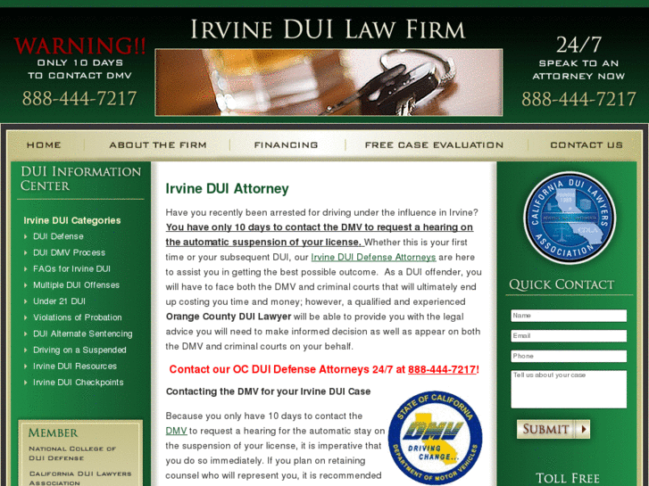 www.irvineduilawfirm.com