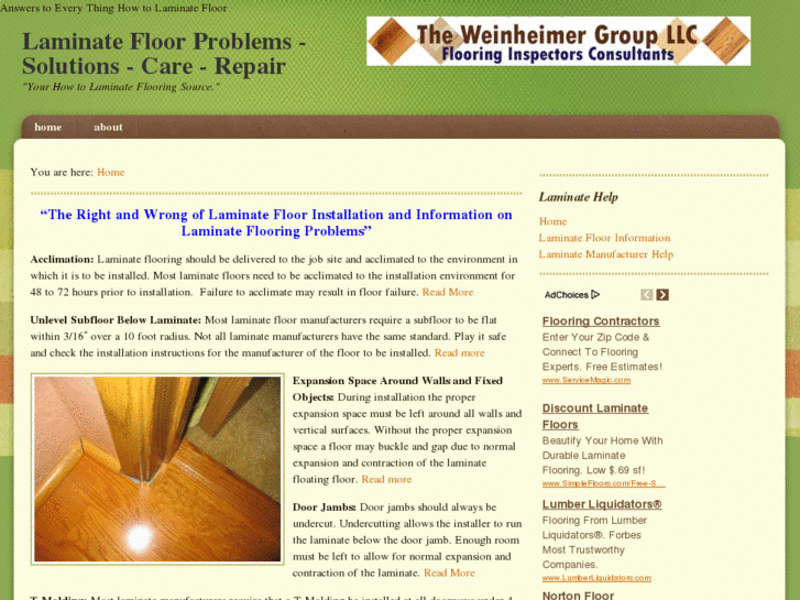 www.laminatefloorproblems.com