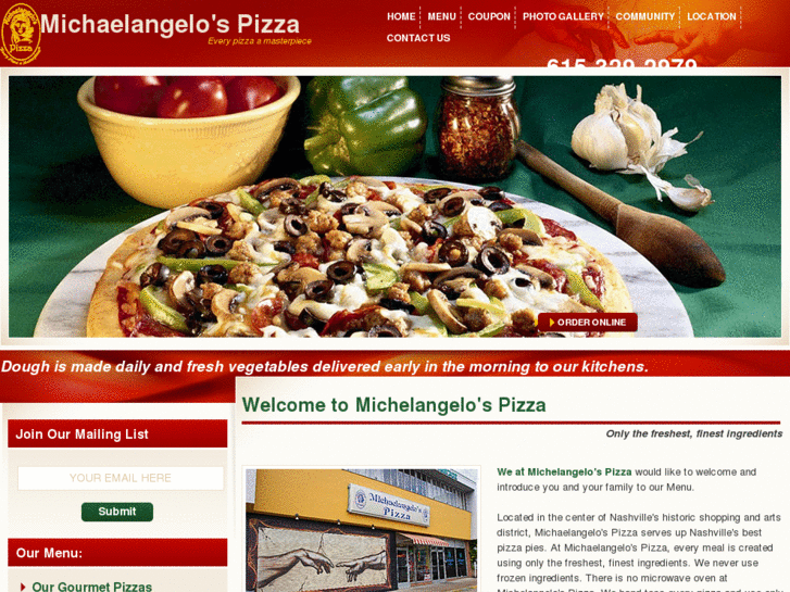 www.michaelangelos-pizza.com