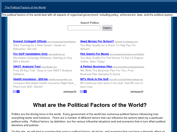 www.politicalfactors.com