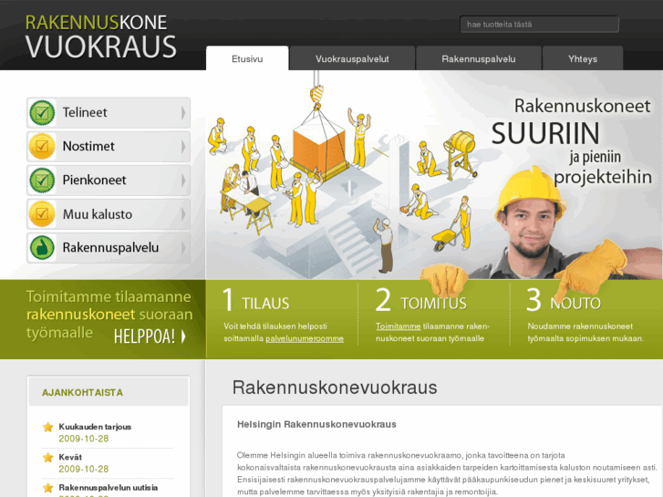 www.rakennuskonevuokraus.com