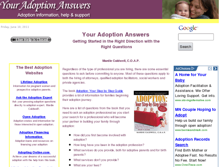 www.adoptionanswerlist.com