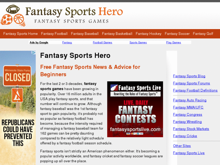 www.fantasysportshero.com