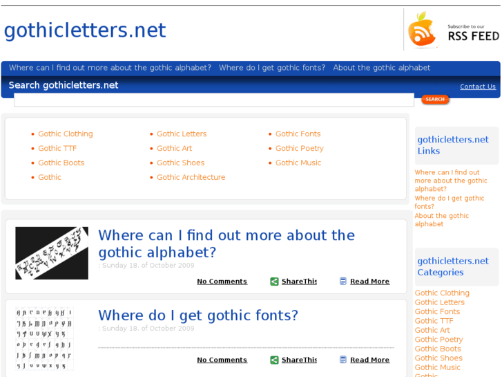 www.gothicletters.net