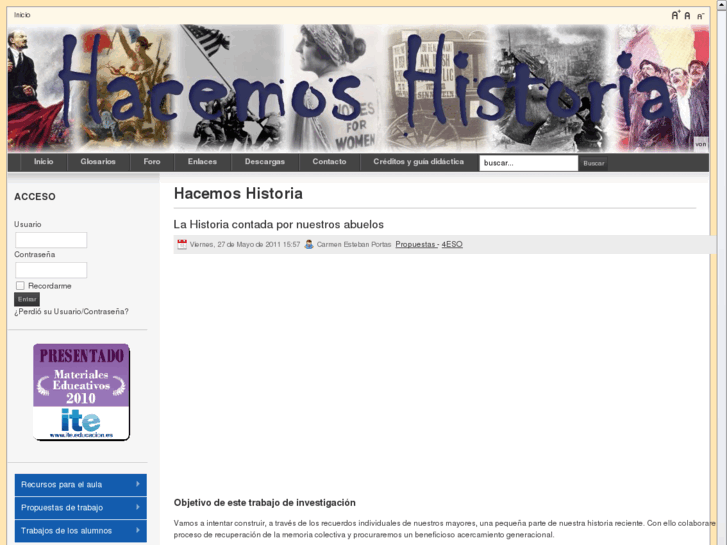 www.hacemoshistoria.es