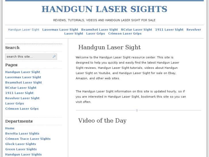 www.handgunlasersights.com