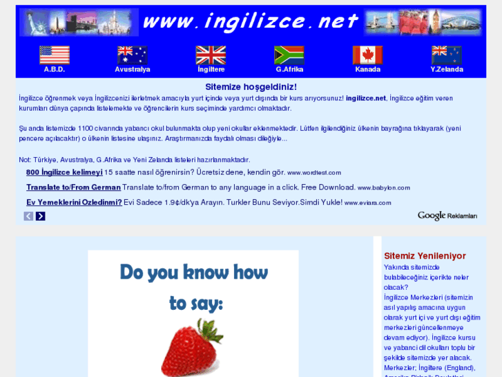 www.ingilizce.net