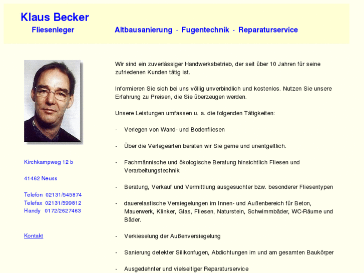 www.klaus-becker.info