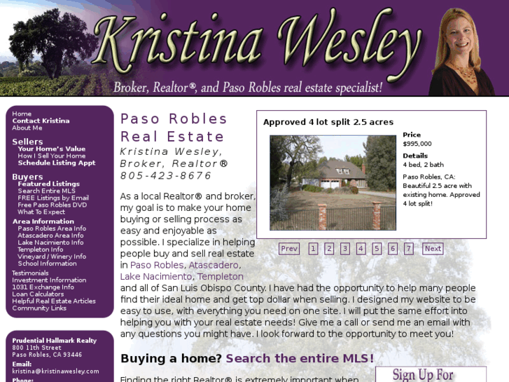 www.kristinawesley.com