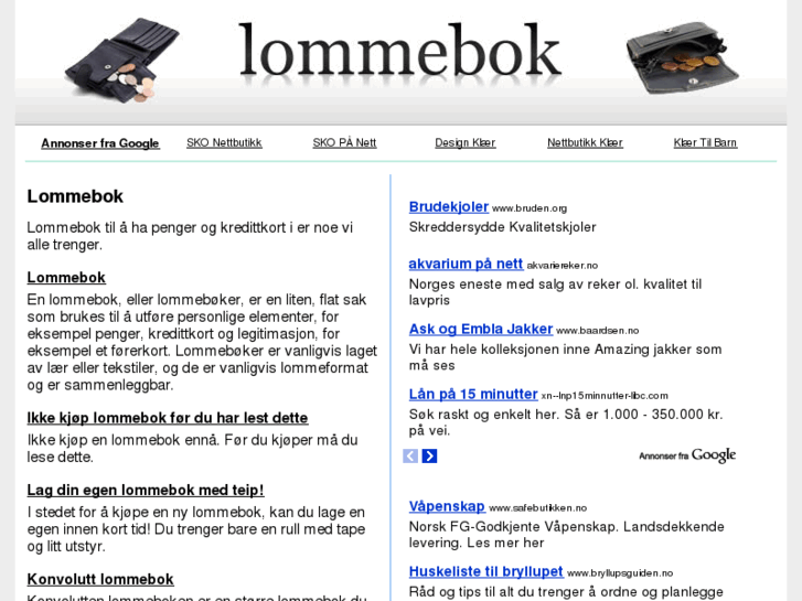 www.lommebok.org