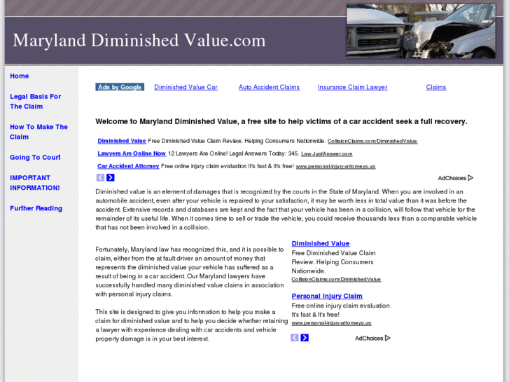 www.marylanddiminishedvalue.com