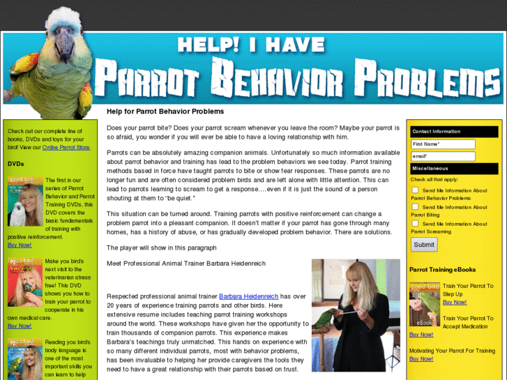 www.parrotproblemhelp.com