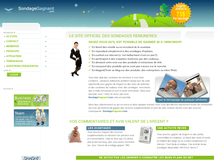 www.sondagegagnant.com